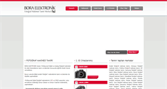 Desktop Screenshot of boraelektronik.net